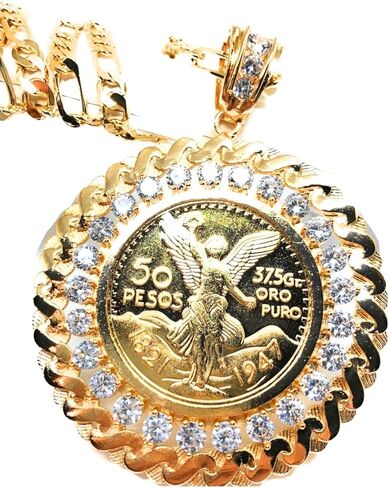 فران آند كو. عملة مطلية بالذهب فاخرة سينتيناريو ميكسيكانو مونيدا 50 بيزو سلسلة بدلاية تشيكوسلوفاكيا أورو كادينا 26" in Kuwait