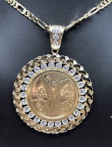 فران آند كو. عملة مطلية بالذهب فاخرة سينتيناريو ميكسيكانو مونيدا 50 بيزو سلسلة بدلاية تشيكوسلوفاكيا أورو كادينا 26" in Kuwait