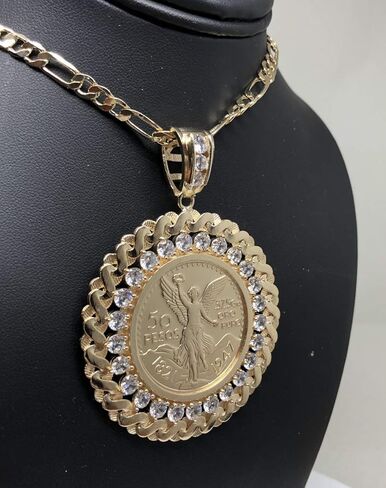 فران آند كو. عملة مطلية بالذهب فاخرة سينتيناريو ميكسيكانو مونيدا 50 بيزو سلسلة بدلاية تشيكوسلوفاكيا أورو كادينا 26" in Kuwait