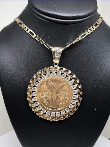 فران آند كو. عملة مطلية بالذهب فاخرة سينتيناريو ميكسيكانو مونيدا 50 بيزو سلسلة بدلاية تشيكوسلوفاكيا أورو كادينا 26" in Kuwait