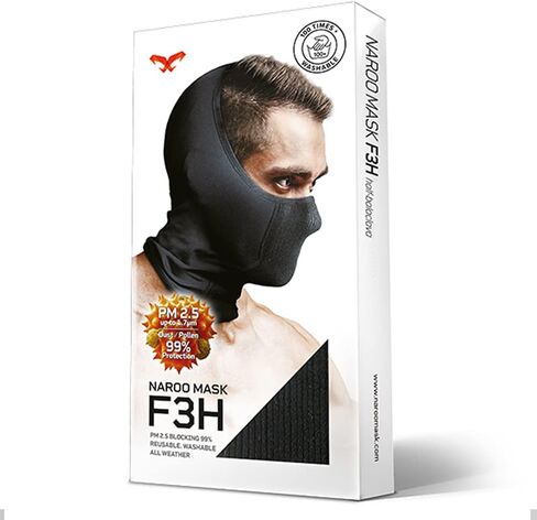 Naroo F3H - Pro Washable Filtering Half Balaclava with Breathable Cooling Effect Windproof for Motorcycle Cycling Tactical in Saudi Arabia