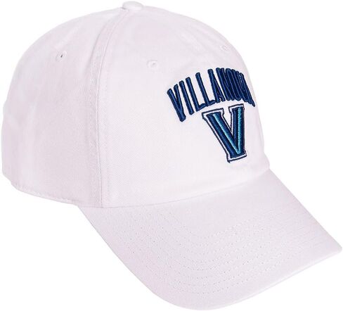 Desert Cactus Villanova University Baseball Hat VU Wildcats Brimmed Embroirderd Hats Cap Adjustable Cloth Strap Adult (Style F1) White in Saudi Arabia