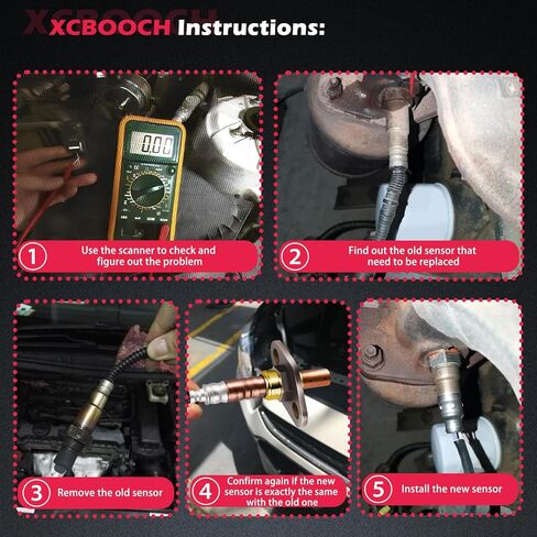 Automotive Replacement Oxygen O2 Sensor 234-9001 234-4189 Set of 2, 02 Sensor Compatible with Toyota for Tacoma 2000-04 in Kuwait