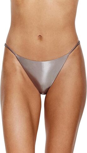 Gottex Flirtt Shine Bright Bikini Bottom - Mid Rise, Adjustable Sides, Front & Back Lining, Tops Sold Separately in Saudi Arabia