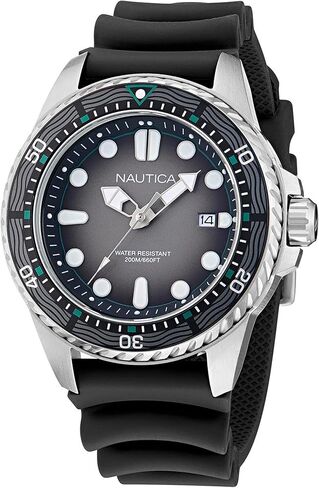 Nautica NCT SEA Dive Black Strap Watch (Model: NAPSDF501) in Saudi Arabia