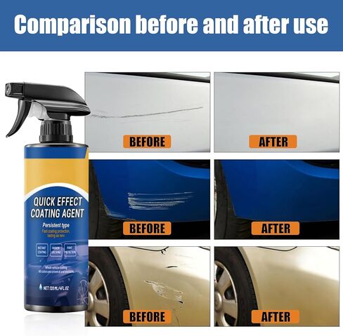 Quick Effect Coating Agent for Car,Quickly Coat Car Wax Spray,Ceramic Coating for Cars,Car Scratch Wax Coating Spray (2Pcs) in Saudi Arabia