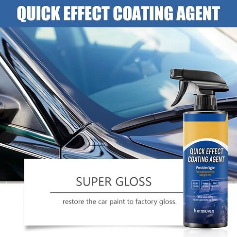 Quick Effect Coating Agent for Car,Quickly Coat Car Wax Spray,Ceramic Coating for Cars,Car Scratch Wax Coating Spray (2Pcs) in Saudi Arabia