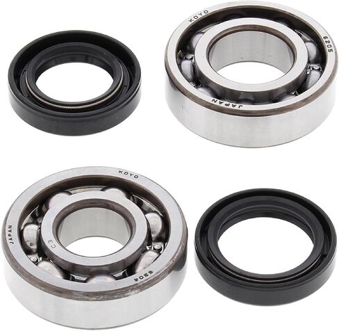 All Balls Racing Crank Bearing and Seal Kit 24-1073 Compatible with/Replacement for Yamaha IT125 1980-1981, IT175 1977-1981, MX125 1976, YZ100 1976-1981, YZ125 1976-1979, YZ175 1976 in Saudi Arabia