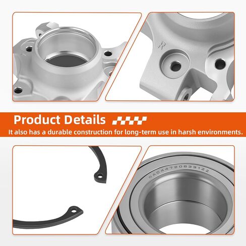 Rear Right Hand Wheel Bearing Carrier & Bearing/Ring Clip For Polaris RZR 1000 XP/XP 4 2014-2017 5138416 in Saudi Arabia