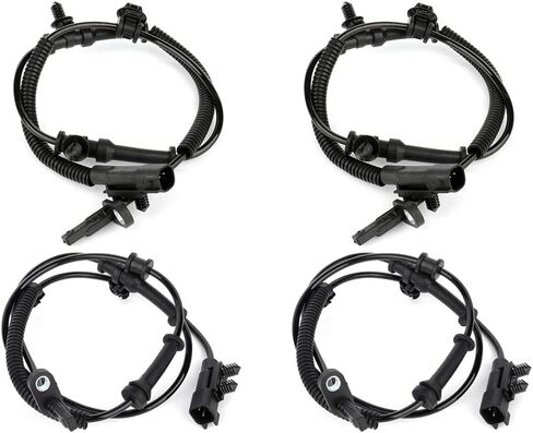 ROADFAR 4PCS Front & Rear Left/Right ABS Wheel Speed Sensor Fit 2011-2012 2014-2015 For Dodge Durango, 2011-2016 For Jeep For Grand Cherokee ALS2059 ALS2064 in Saudi Arabia