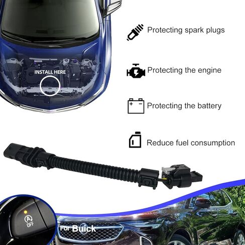 Auto Start Stop Eliminator/Disabler for 2020-2025 Buick Encore GX, 2019-2022 Buick Encore, 2019-2024 Enclave, 2021-2025 Envision, 2024+ Envista Stop Start Engine Canceller Auto Shutoff Bypass Cable in Saudi Arabia