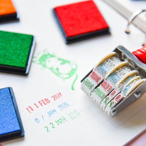 Craft Ink Pad Stamps Partner DIY Color، 20 لونًا قوس قزح قابل للغسل وسادة حبر للإصبع للطوابع المطاطية والورق والخشب والنسيج والمجلة ودفتر القصاصات وصناعة البطاقات in Kuwait