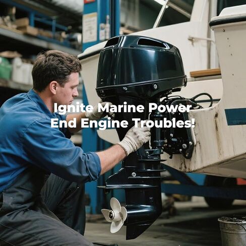 8 Pack ql78yc marine spark plug - 938M Replacement for champion ql78yc, Compatible with Johnson Evinrude Mercury Marine Engines (Outboard/Inboard), Replaces BPZ8HS10, Won’t fit Ford 150 in Kuwait