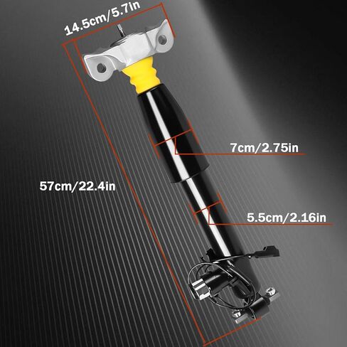 2 PCS Left & Right Rear Shock Absorber Assy Compatible for 2013-2020 Lincoln MKZ 2.0L 3.7L DG9Z18125A,DG9Z18125B in Kuwait