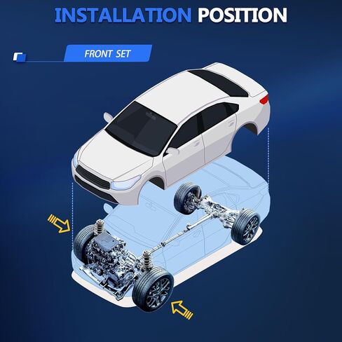 Maxfavor RWD Front Shock Absorbers Struts fit for Chevy S10 Blazer 1994 / Chevy S10 1994 1995 1996 1997 1998 1999 2000 2001 2002 2003, Chevrolet Suspensions Struts Shocks Amortiguadores in Saudi Arabia
