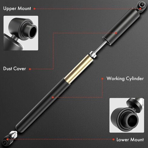 A-Premium Rear Pair (2) Strut Shock Absorbers Compatible with Nissan Titan 2004-2015 4WD, Driver and Passenger Side in Saudi Arabia