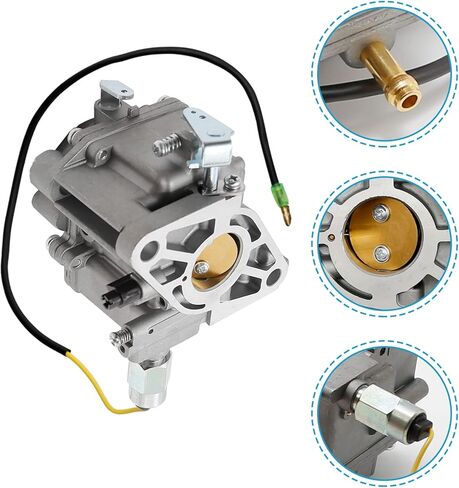 Laffoonparts 15004-0799 استبدال كاربوريتر كاربوريتر لـ Kawasaki FD620 FD620D AS16 AS18 AS19 MIA11386 MIA12362 4 استبدال محرك السكتة الدماغية لجون ديري 425 #15004-2067 15003-2634 in Saudi Arabia