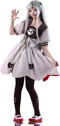 KIRA KIRA Anime Game Cosplay Costume Doki-R Grey Uniform School Dress Halloween Costume Plus Size in Saudi Arabia