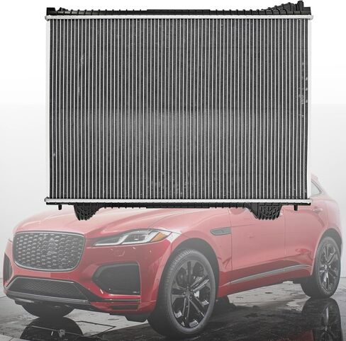 LR092461 Radiator Compatible with Jaguar F-Pace 2017-2025 For Land Rover Range Rover Velar 2018-2025 T4A3255 in Kuwait