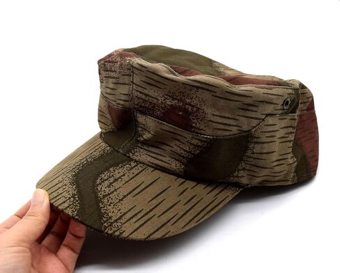طبق الأصل التمويه الحرب العالمية الثانية الألمانية TAN & Water Swamp Camo Field Cap Hat in Saudi Arabia