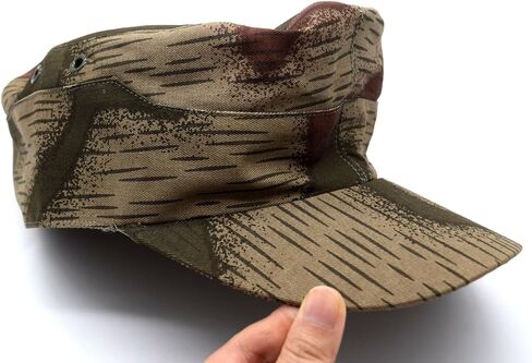 طبق الأصل التمويه الحرب العالمية الثانية الألمانية TAN & Water Swamp Camo Field Cap Hat in Saudi Arabia