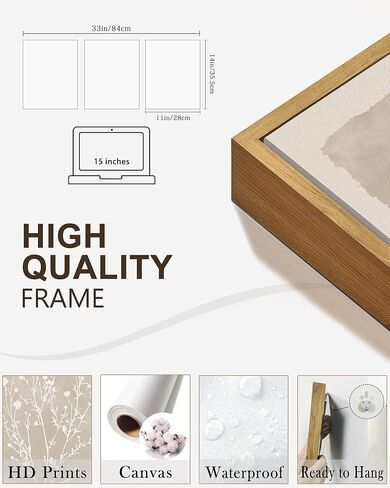 Drsoum النباتية زهرة جدار الفن مؤطرة خمر جدار الأزهار يطبع زهرة برية محايدة ريفي Bohemain العمل الفني مزرعة غرفة نوم جاهزة للتعليق 11x14in الطبيعية مؤطرة in Kuwait