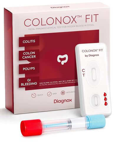 COLONOX FIT - at Home Colon Screening FIT Test - 3 Pack, Clinical Grade Fecal Occult Blood Test in Kuwait