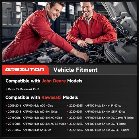 18533N Starter Compatible with KAF400 Mule 600 610 4x4 2005-2015, SX 17-24, SX 4x4 20-24, John Deere Gator TX UTV 15.5HP, SND0490 AM134946 21163-7020 21163-7028 428000-3130 428000-3131 in Kuwait