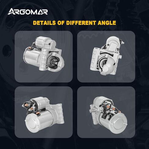 10911 Starter for Chevrolet Silverado 1500 14-19 Suburban Tahoe 15-20，V8 5.3L Starter Motor Compatible with GMC Sierra 1500 14-19 Yukon XL 15-20 12645040 in Kuwait