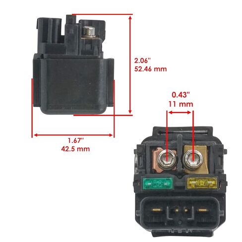 Caltric Starter Solenoid Relay Switch Compatible with Honda CBR1000RR 2009 2010 2011-2016 in Saudi Arabia