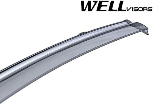 أقنعة نافذة WellVisors منحرفة للرياح متوافقة مع Acura 2009-2014 TL سيدان مع واقيات مطر من الكروم 3-847AC006 in Saudi Arabia