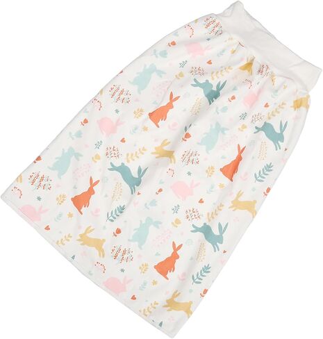 Diaper Skirt, Waterproof Adult Wearable Incontinence Mattress, Highly Absorbent Washable Bed Mats for Bedwetting, Leak Proof Baby Pee Training Skirt (L) in Saudi Arabia