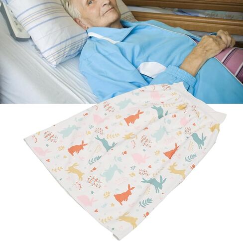 Diaper Skirt, Waterproof Adult Wearable Incontinence Mattress, Highly Absorbent Washable Bed Mats for Bedwetting, Leak Proof Baby Pee Training Skirt (L) in Saudi Arabia