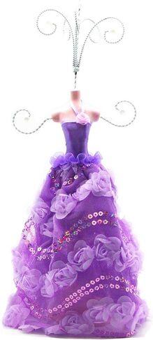 Blancho Bedding [Princess] Mannequin In Evening Gown Jewelry Holder Purple in Saudi Arabia