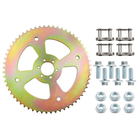 60T High Speed Rear Chain 6 Hole Sprocket # 40 41 420 Replacement for Coleman CT100U CC100X Mega Moto MMB80 105 Baja Doodle Bug DB30 Motovox MBX10 Mini Bike in Kuwait