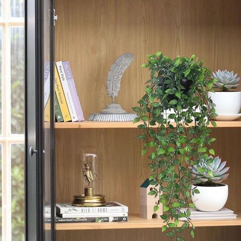 Artificial Hanging Plants Fake Greenery Vine Potted Decor for Home Office Living Room Indoor Outdoor Wall Decoration in Saudi Arabia