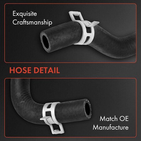 A-Premium Power Steering Reservoir Hose line Assembly Compatible with Hyundai Tiburon 2003 2004 2005 2006 2007 2008, L4 2.0L, Reservoir to Pump in Saudi Arabia