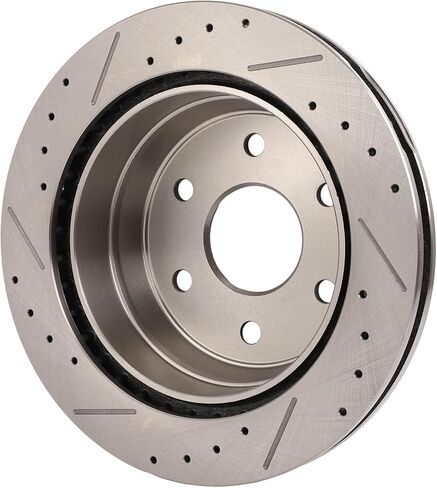 SCITOO Disc Brake Pads and Rotors Front 11.99" Rear 12.99" Rotors Replacement 2002-2006 For Cadillac,2000-2006 For Chevrolet,2000-2006 For GMC, 6/Lugs Vented Brake Kits in Saudi Arabia