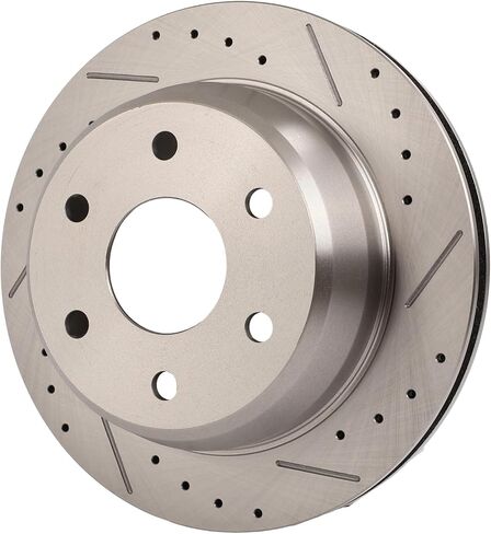 SCITOO Disc Brake Pads and Rotors Front 11.99" Rear 12.99" Rotors Replacement 2002-2006 For Cadillac,2000-2006 For Chevrolet,2000-2006 For GMC, 6/Lugs Vented Brake Kits in Saudi Arabia