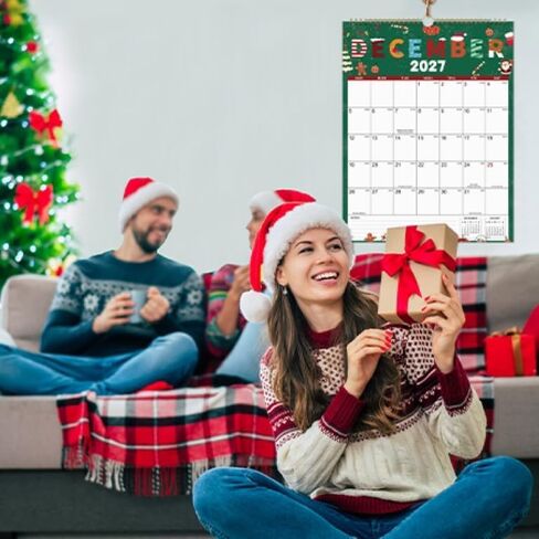 التقويم 2026-2027 - تقويم الحائط 2026-2027، يوليو 2026 - ديسمبر 2027، تقويم حائط 18 شهرًا، 11.4 بوصة × 14.6 بوصة، حلقة تعليق، مثالية للتخطيط - 12 موضوعًا مختلفًا in Kuwait