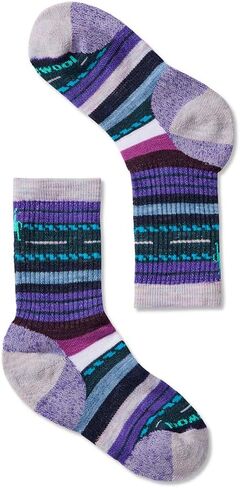 Smartwool Hike Medium Margarita Crew Sock - Kid's Chestnut Medium in Saudi Arabia
