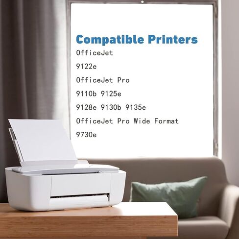 خراطيش حبر سوداء 936XL 936e متوافقة مع خراطيش حبر HP 936e 936 بديلة لطابعات HP OfficeJet Pro 9110 9120 9122 9125 9128 9130 9135 9730 Series (1 ظهر) in Kuwait