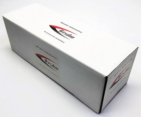 Exhaust Tip 3.00" Inlet 4.00" OD 3.00" ID X 12.00" Long WDW40012-300-BOSS-S Slant Double Wall Polished Stainless Steel Wesdon Exhaust Tip in Saudi Arabia