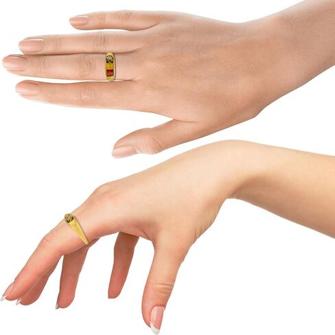 18K Gold Plated Sterling Silver and Multicolored Baltic Amber Ring in Saudi Arabia