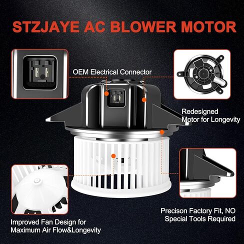 AC Blower Motor Fan HVAC Heater Motor Replacement 700095 Compatible with Jeep for Cherokee 1997 1998 1999 2000 2001, for Wrangler 1997 1998 1999 2000 2001 4886150AA in Saudi Arabia