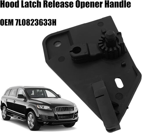 Hood Latch Release Handle Bracket - Fitment for Q7 2007-2015 for Touareg 2004-2010 Automotive Replacement Bonnet Actuating Lever OEM 7L0823633H in Saudi Arabia