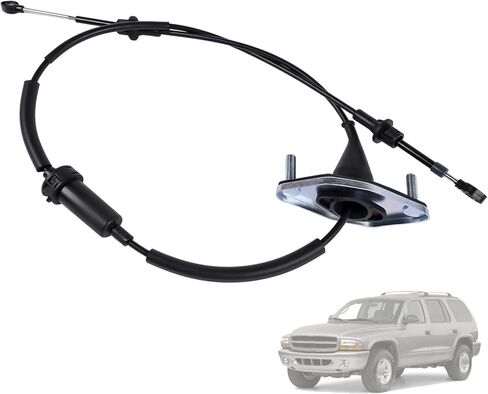 Transmission Shift Shifter Control Cable 52110007AA Replacement, Gear Shift Cable Compatible with Dodge Dakota 1997-2000 and Durango 1998-2000, Automatic Transmission Gear Selector Cable in Saudi Arabia