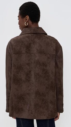 WAYF Women's Rita Faux Suede Jacket in Saudi Arabia