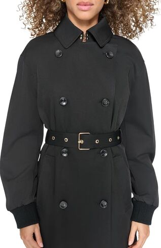KARL LAGERFELD Women's Long Belted Trench With Bomber Sleeves in Saudi Arabia