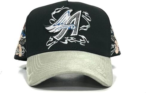 CAPFANS Gorra Angels Grey - Premium Hat for Men,Caps for Any Occasion, Men's Baseball Cap, Men's Caps Adjustable, Men Hats Black Snapback Hat - Adjustable in Saudi Arabia